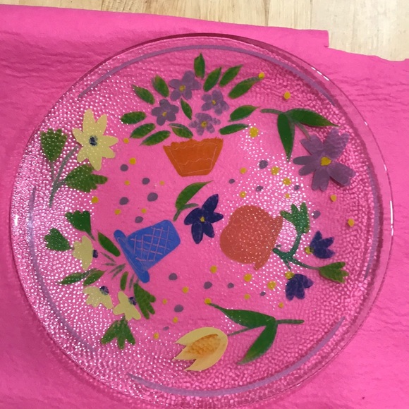 🎁 New Hand painted plate for cake - Picture 2 of 4